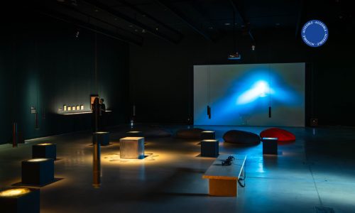 La fotografía muestra la imagen de la sala Océano interior en el segundo subsuelo del Museo